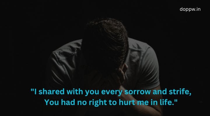 Short 2 Line Sad Shayari In English