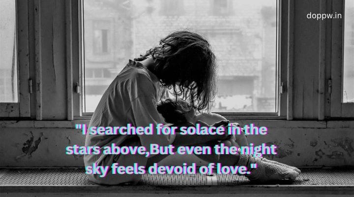 2 Line Sad Shayari in Hinglish for Girl Friend